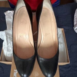 Nordstrom Black Leather Pointed-Toe Pumps